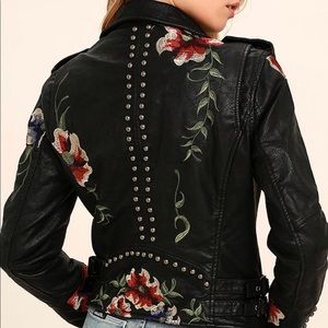 Urban outfitters blank NYC leather jacket xs